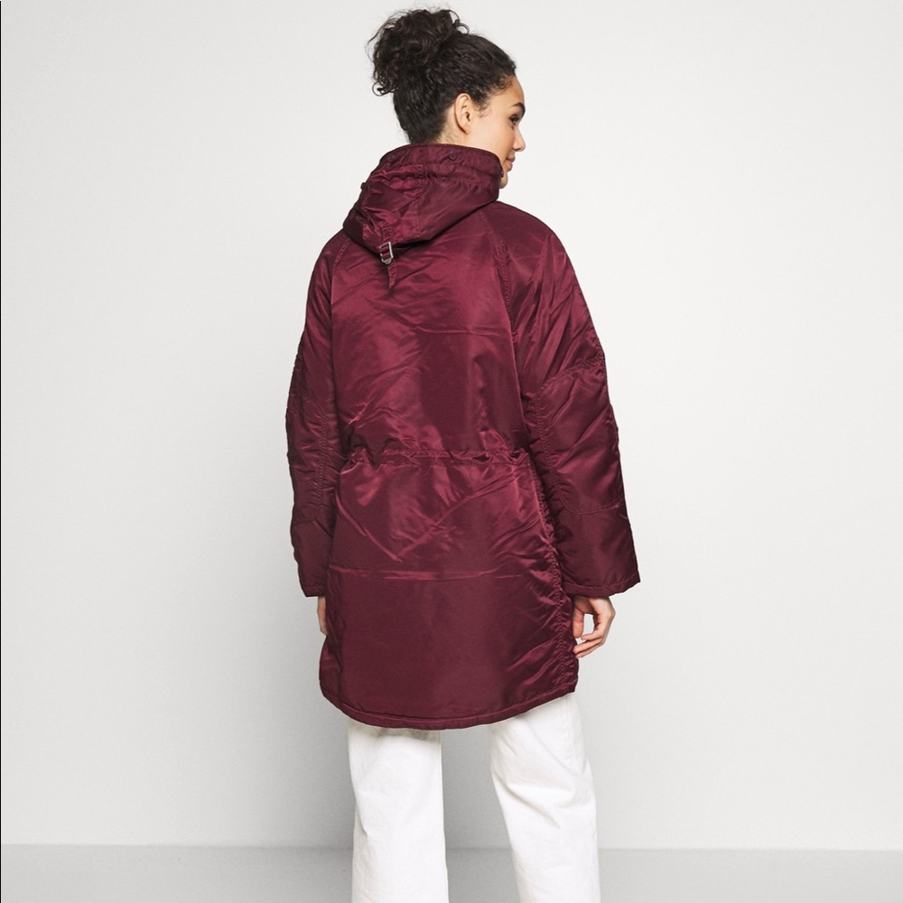 NWT!! American Eagle Maroon Winter Coat! - Picture 7 of 9